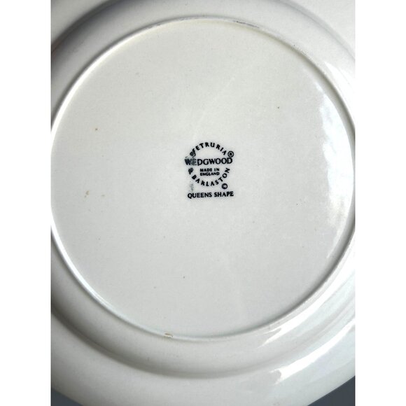 Vintage Wedgwood Queens Shape Cream Salad Plates |England Collectible, Set of 3 - Picture 11 of 13